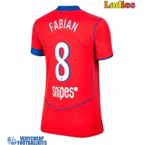 Paris Saint-Germain Fabian Ruiz #8 Replica Third Shirt Ladies 2025-26 Short Sleeve